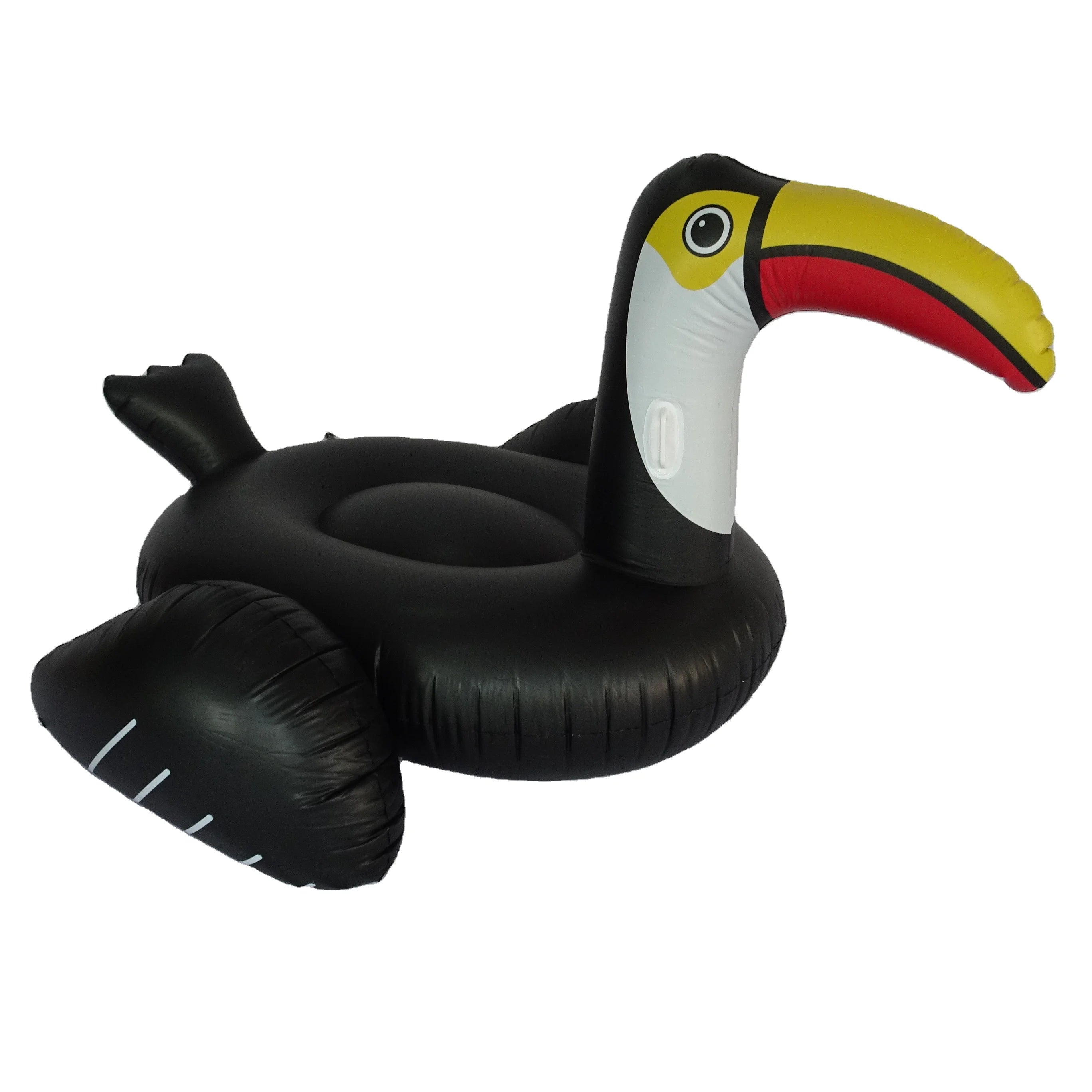 Waterhan Factory Custom Black Large Bird Type PVC Pool Float for Adults-Residential & School Indoor/Outdoor River Use