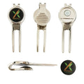 Gift Items for Business Custom Logo Premium Zinc Alloy Metal Golf Divot Repair Tool with Magnetic Ball Marker Hat Clip for Green