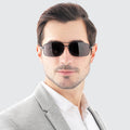 Manufacturers Direct New Polarized Classic Anti Glare Driver Metal Sunglasses Men