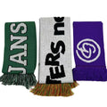 Custom Embroidery Jacquard Soccer Team Fan Hat Scarf Club Knitted Sports Football Scarves