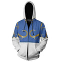 Anything customized  Cosplay Costume Fighter Chun Li Hoodie Cosplay Costume Jacket Zipper Hooded Sweatshirt