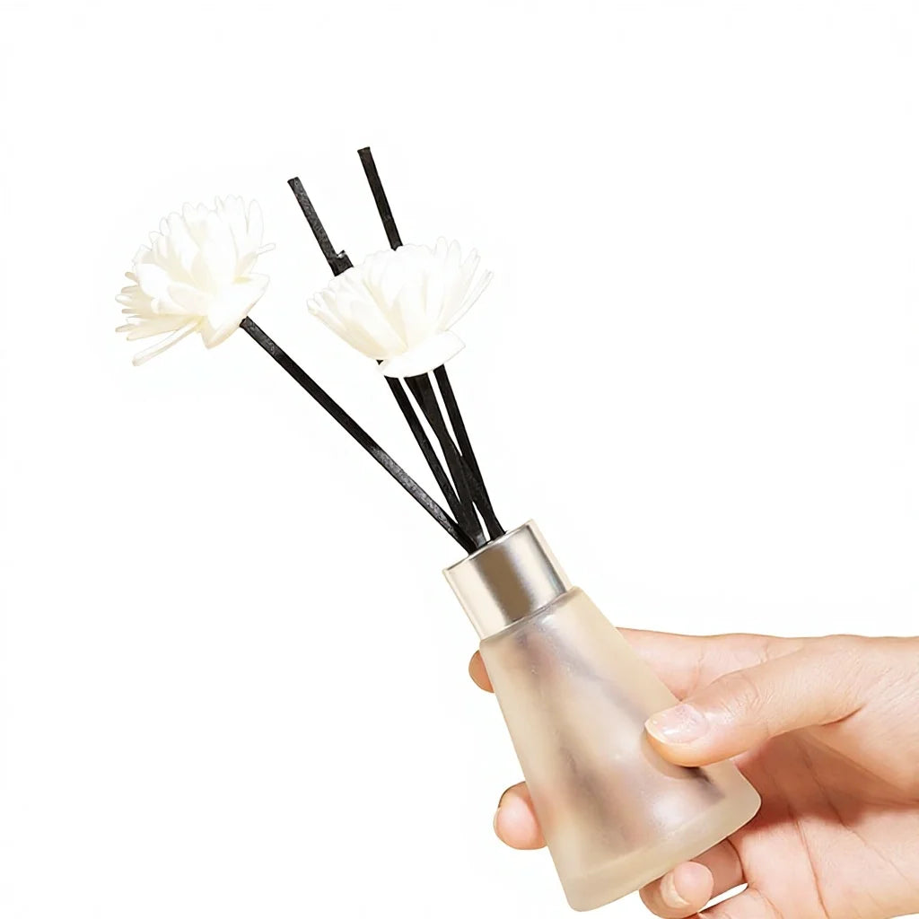 Wholesale Round Conical Matt Glass 30ml Empty Perfume Glass Bottle Aromatherapy With Giftbox Packing