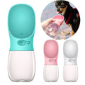 Portable Stainless Steel Dog Water Bottle Leak-Proof Puppy Water Dispenser with Drinking Feeder Outdoor Walking Hiking Travel