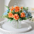 S939 Wholesale Floral Factory Wedding Home Event Decoration Artificial Floral Silk Fake Roses Small Rose Flower Bouquet
