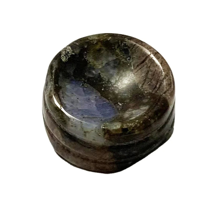 HZ Customized 27mm Crystal Ball Sphere Base Labradorite Stand for Sale