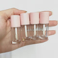 Jinlan Custom Logo Pink Mini Fat Empty Lip Tint Bottle Lip Gloss Containers Lipgloss Tubes and Packaging