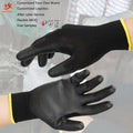Hot Selling Anti-static Durable Breathable Black PU Topcoat Construction Safety Gloves Suitable for General Purpose Work