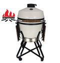 KIMSTONE 22 Inch Ceramic Barbecue Charcoal Grill Heavy Duty Ceramic Bbq Asado Grill New  Coal Grill
