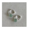 Korean Style 925 Sterling Silver Green/Black/Yellow Round Crystal Clip Earrings for Women Party Gifts Jewelry