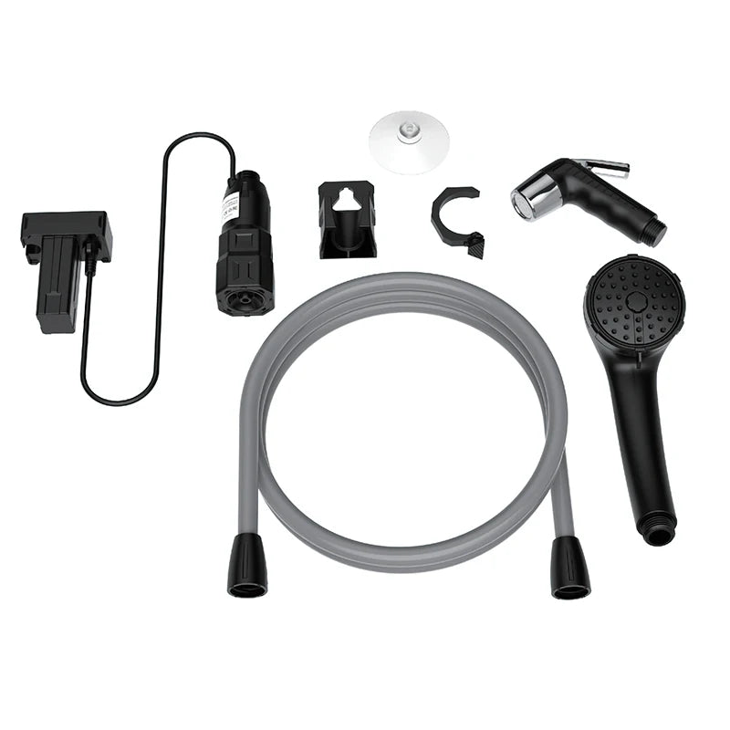 Wholesale Durable Rechargeable Collapsible Water Bag Multifunctional Outdoor Camping Shower Set Made of Plastic