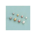 GP Straight Smooth Crimps Silver Crimp End Beads Stopper Spacer Beads S925 Sterling Silver for Permanent Jewelry Chains Making