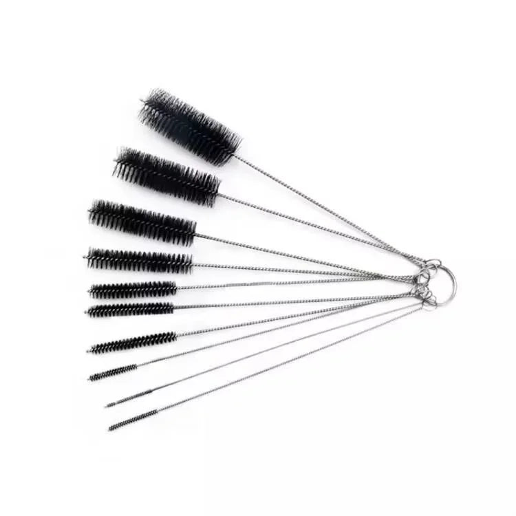 RIDERACE 10Pcs/lot Cycling Brushes Cleaner Multifunctional Bicycle Cleaning Nylon Bristles Stainless Steel Chain Cleaning Brush