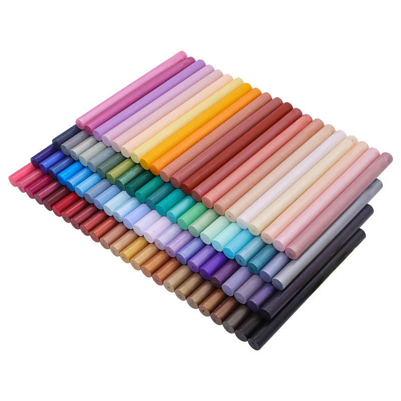Best Sell 134 Colors Retro Sealing Wax Glue Gun Wax Seal Sticks for Wax Seal Stamp MegaBDM