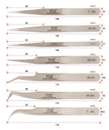 Vetus Tweezers 5b-sa Manufacturer Laah Pinzas Lash Tweezers Pinzas Para Pestanas 90 Degree Volume Eyelash Tweezers