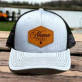 Custom Design Your Own Leather Patch Logo Structured  Mesh Snap Back Gorras Richardson 112 Trucker Cap Hat