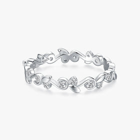Ailmay Hot SaleFashion 925 Sterling Silver Simple Stackable CZ Finger Rings for Women Minimalist Fine Jewelry
