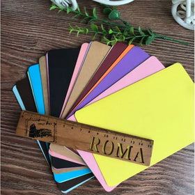 Custom Blank Colorful Folded Greeting Card DIY Blank Christmas Card 15x10cm Kraft Paper Invitation Add Dried Flowers Wholesale