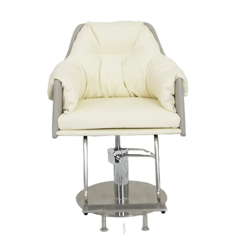 Kisen Luxury PU Barber Chair for Barbershop and Hotel Reclining Styling Furniture Equipment Good Quality for Men and Women
