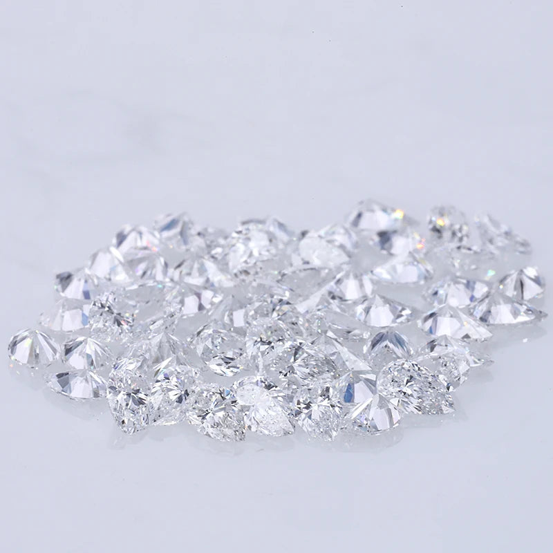 Highest Grade Diamond Lab Pear Shape Def VS 3x5mm HPHT CVD Lab Diamond