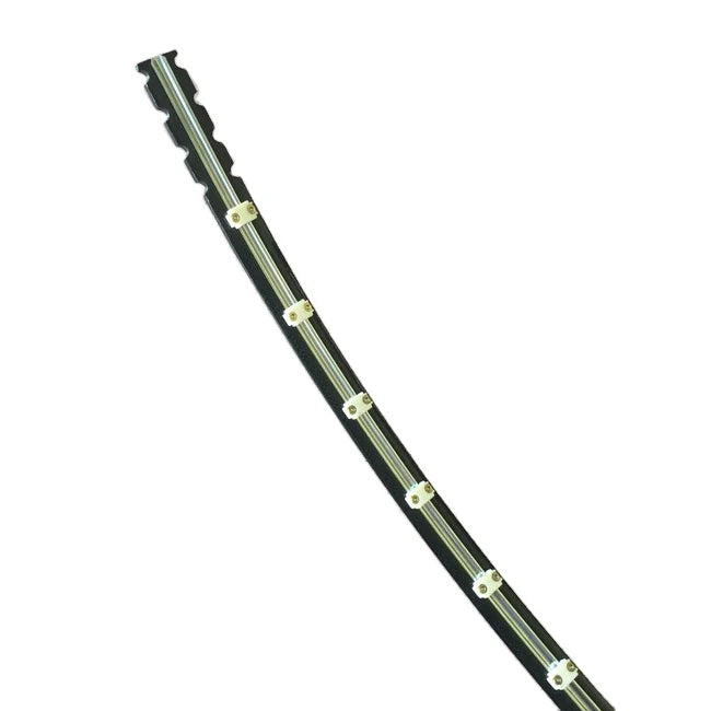 Pure Glass Fiber Flying Rotor Bow for the Buncher