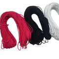 Hengda Customized High Quality 5mm 6mm 8mm Black Latex Stretch Rope Clothing for Bags Guaranteed Quality Proper Price Factory