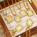 Wholesale Trendy Brass Fine Body Chain Jewelry Letter From A-Z Capital Monogram Pendant Brass Necklace for Unisex