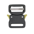 32mm Quick Release Tactical for Buckle Adjustable Nylon Belt with Black for Buckle Zinc Metal