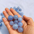 Wholesale Natural Crystal Gemstone Ball Polished Healing Blue Lace Agate Sphere Ball for Decoration