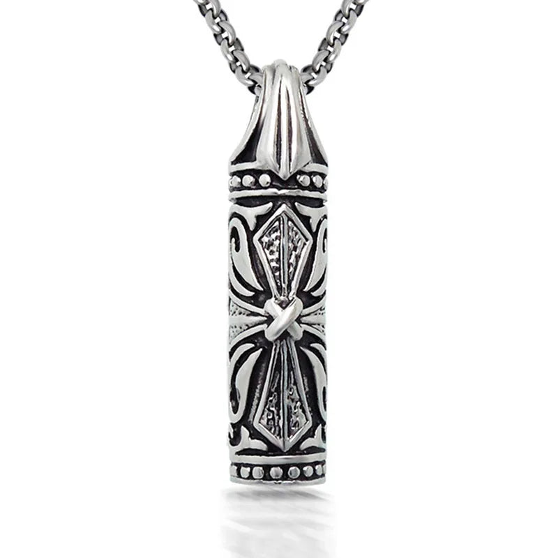 Wholesale Championship Necklace Punk Retro Stainless Steel Casting Women Men Pendant for New Arrival Jewelry