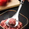 Kitchen Accessories 304 Stainless Steel Meatball Scoop Long Handle Ball Maker Spoon Non-Stick Meatball Maker