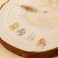 DIY Jewelry Accessories925 Silver Crimp Beads Cover Gold Platedjewelry Findingswholesale Metal End Clip for Necklace
