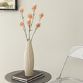 Merlin Living Modern Home Decor Leaf-Shaped Nordic Vase Matte White Ceramic Living Room Accessories