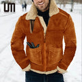 Liu Ming New Design Trending Winter Men Clothing Thick Warm Zipper Fleece Jacket Plus Size Coat