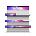 HUSHIDA 28.6 Inch Stretched Tft Advertising Monitors Machine ultra Wide Touch Screen bar Lcd Display