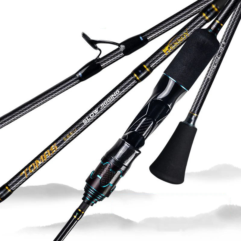 Toray High Carbon Fiber Saltwater Slow Jigging Rod Ultralight Super Hard Solid Tip Boat Casting Fishing Jig Jigging Rod