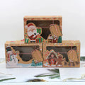 Donut Box for Christmas Gift Box with Gold Foil Embossing Matt & Glossy Lamination UV Coating Options