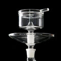 Glass Male Connector Glass Hookah Bowl With One Hole Nargile Aksesuarlar Chicha Foyer Bottle Shisha