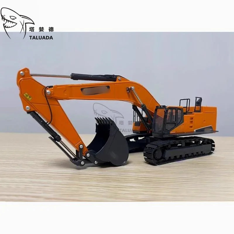 TALUADA Alloy 1:50 Scale DX800LC-9 Widened Thickened Crawler Excavator Model Toy for Excavator Parts