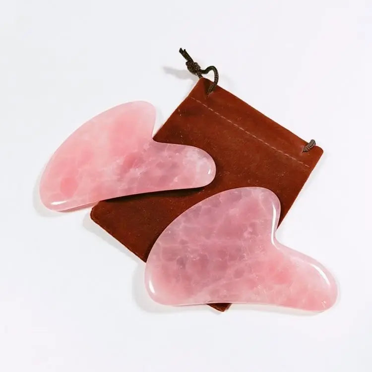 HZ Buy in Bulk Natural Gua Sha for Women Body Rose Quartz Gua Sha Wholesale