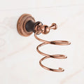 HONGDEC Premium Wall Mounted Hair Dryer Holder Bathroom Hair Dryer Shelf Hair Dryer Hanger