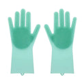Household Scrubber Kitchen Clean Tool Multifunction Dishwashing Silicone Gloves Kitchen for Cleaning