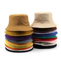 Travel Fisherman Leisure Bucket Hats Fashion Men Women Flat Top Wide Brim Reversable Summer Cap for Outdoor Sports Visor