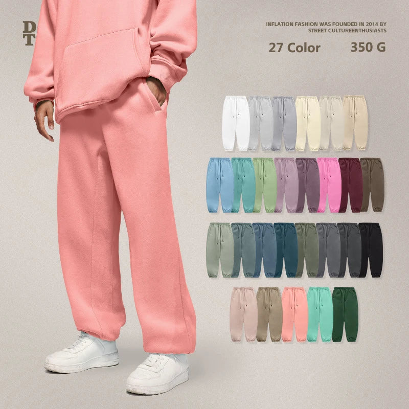 Custom Unisex Sweatpants Plus Size Jogger Pants for Men Jogging Training Pants High Street Wear Women Sports Oversize Tracksuit