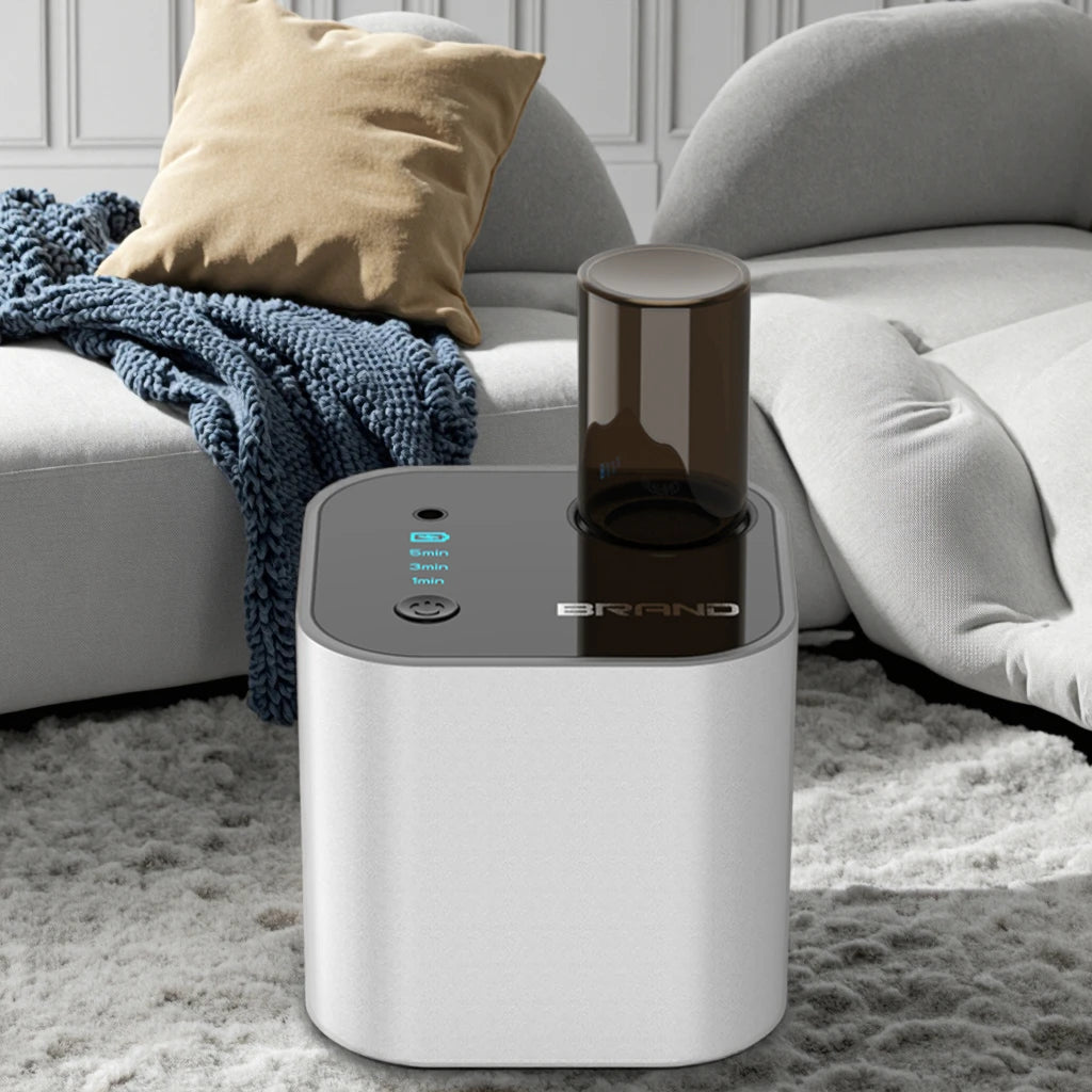 2025 Flagship Premium White Edition Luxury Hotel Lobby Scented Oil Device 2000mAh Rechargeable Battery 8 Days Waterless Portable