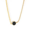 Personalise Fashion Stainless Steel 18K PVD Gold Plated Jewelry Different Beads Chains Pendant Necklace for Women