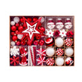 New Year's Cross-Border Tree Top Star Christmas Ball PVC Gift Box Set Electroplating Hanging Ornaments Christmas Tree Decor