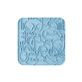 Designed Flower Wreath Quadrate Silicone Dog Food Dish Eco-Friendly Dishwasher-Safe Charge Waterproof LCD Display Time Setting