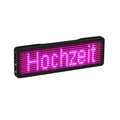 B1155 Programmable Scrolling Led Sign Board Flexible Custom Button Led Name Tag Wearable Led Display