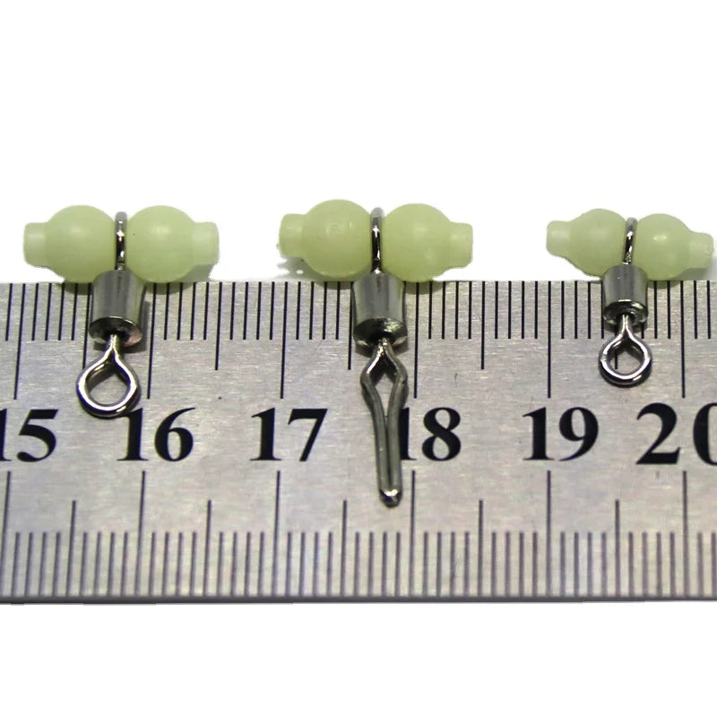 Luminous Gourd Sea Fishing Tackle Tool Rolling Swivel Ring Connector and Other Fishing Accessories