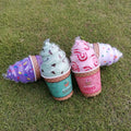 Custom Logo Crew Women's Socks for Autumn Nylon/Cotton/Spandex Eco-Friendly Cuff/Body Logo Positions Ice Cream Cup Packaging